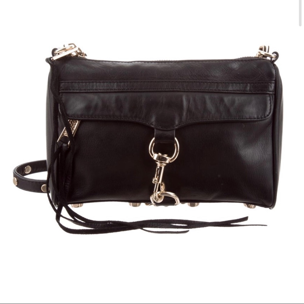 NEW Rebecca Minkoff mini MAC crossbody leather bag